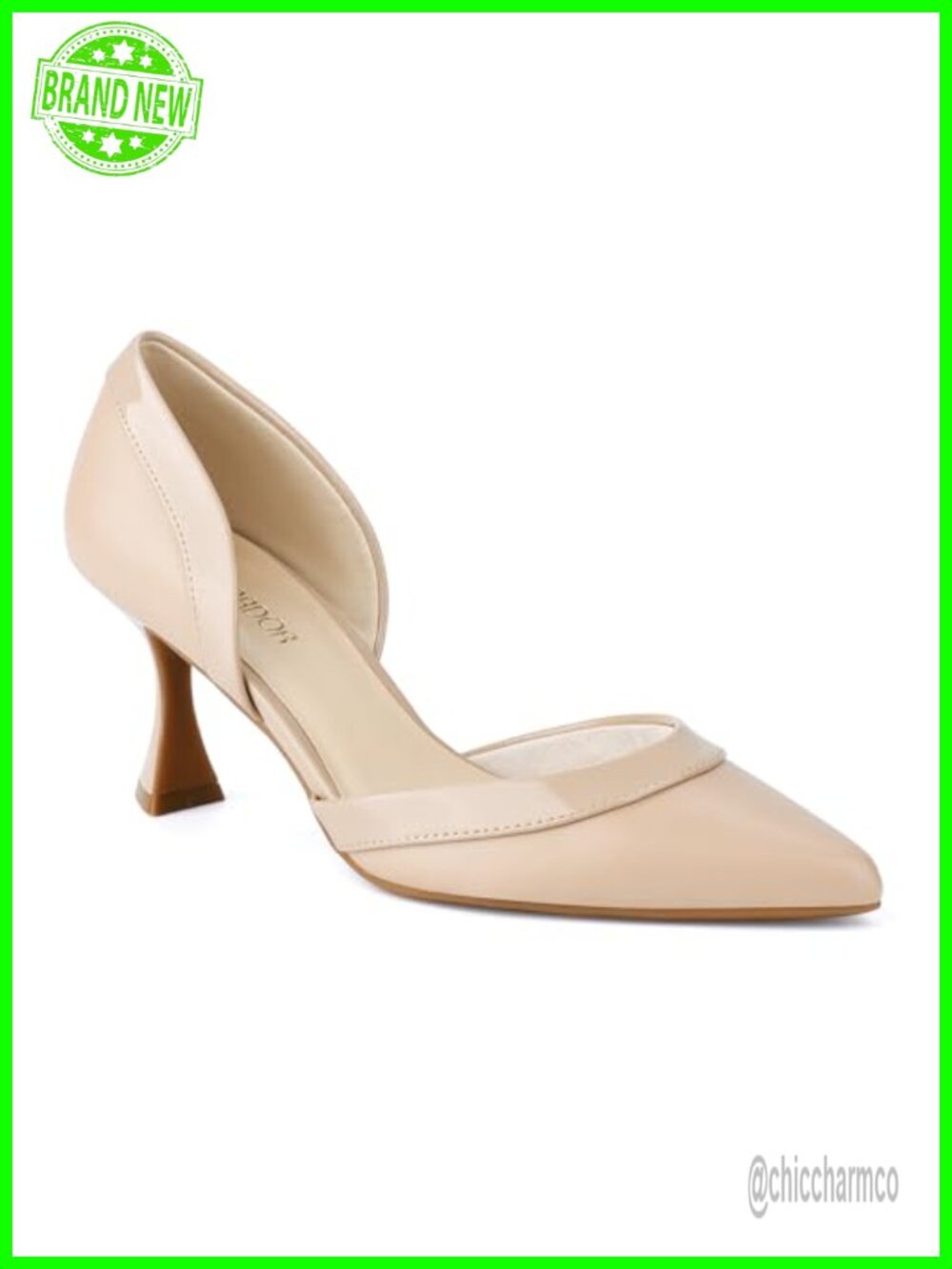 Low Heel Pointed Toe Kitten Heel Dress Pumps for Women - Comfortable Stiletto